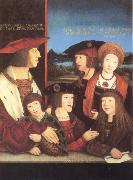 STRIGEL, Bernhard Emperor Maximilian i with his family oil painting on canvas